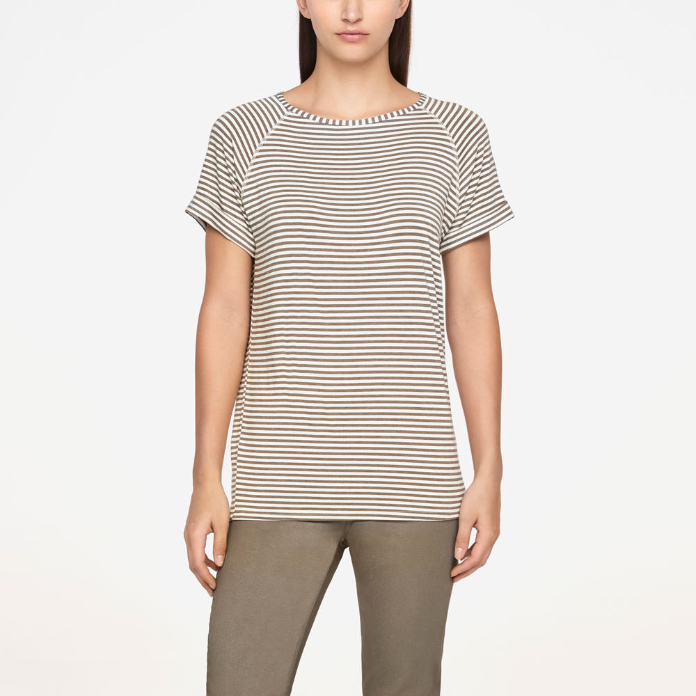 Sarah Pacini T-SHIRT - STRIPES Front