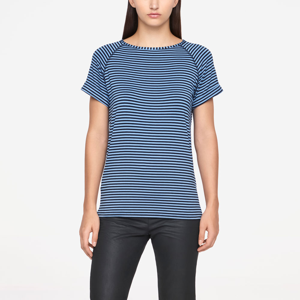 Sarah Pacini T-SHIRT - STRIPES Front