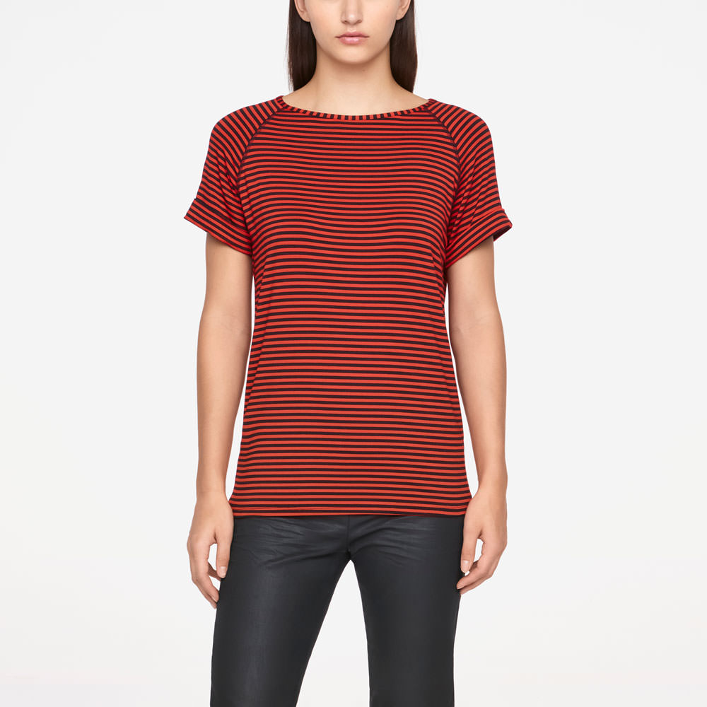 Sarah Pacini T-SHIRT - STREIFEN Vorne