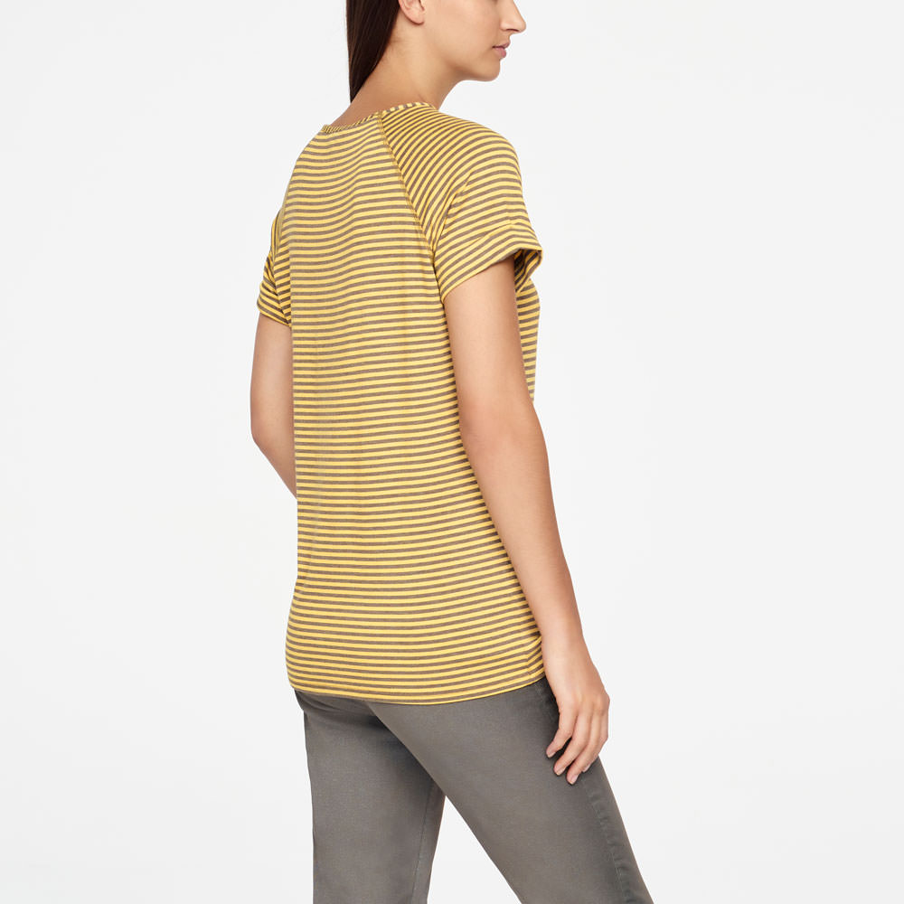 Sarah Pacini T-SHIRT RAYÉ Derrière