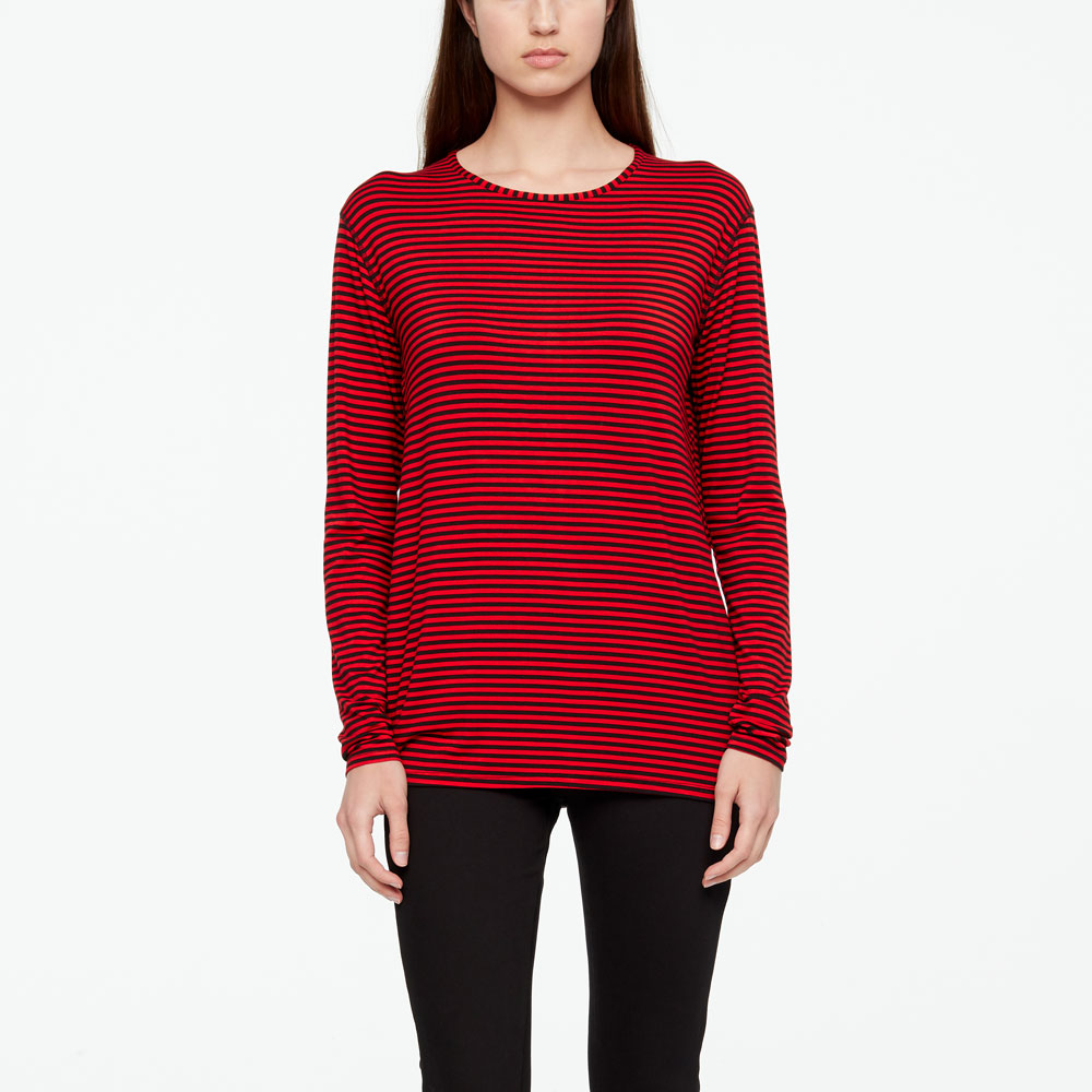 Sarah Pacini T-SHIRT - MANCHES LONGUES De face