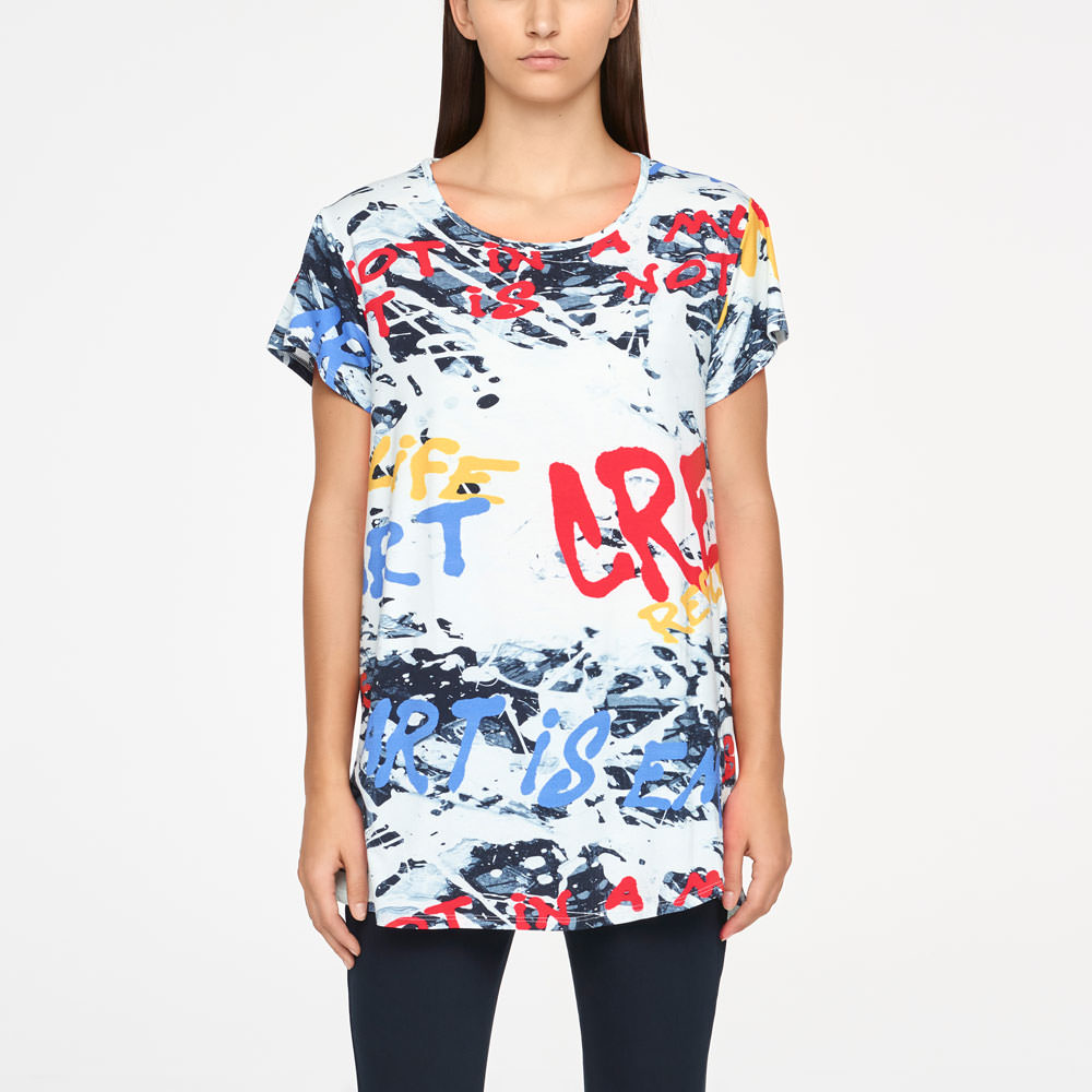 Sarah Pacini T-SHIRT - STREET ART Voorzijde