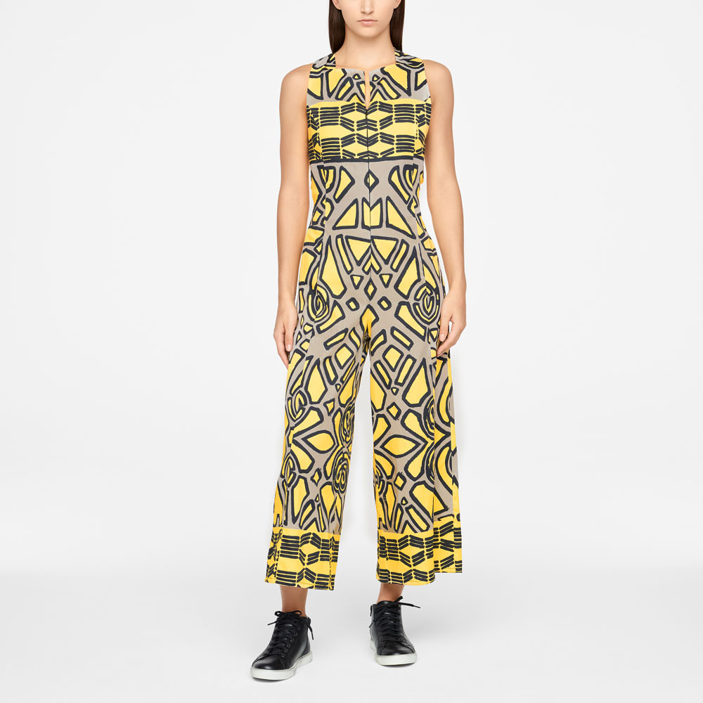 Sarah Pacini GRAPHIC JUMPSUIT Front