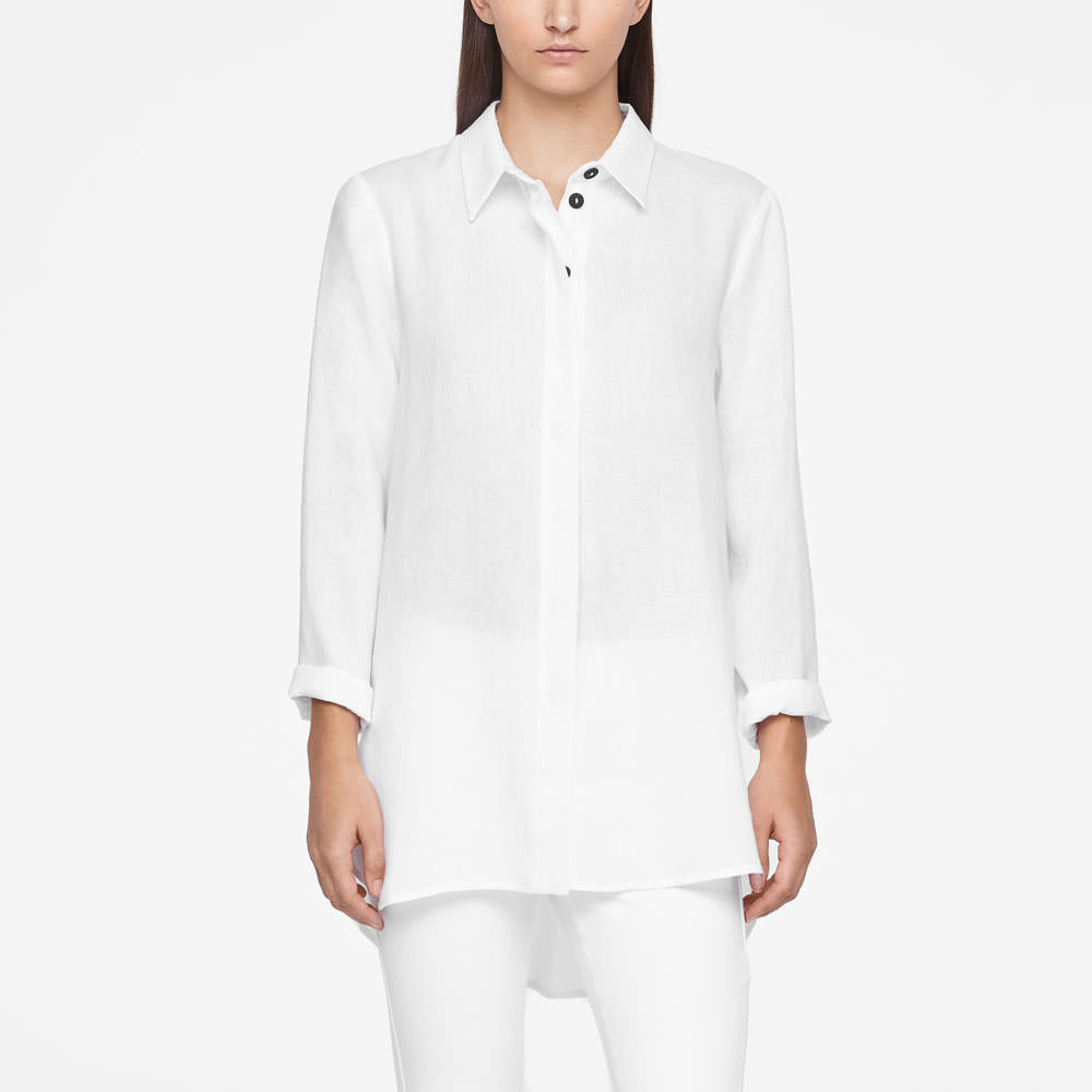 Sarah Pacini LIGHT LINEN SHIRT Front