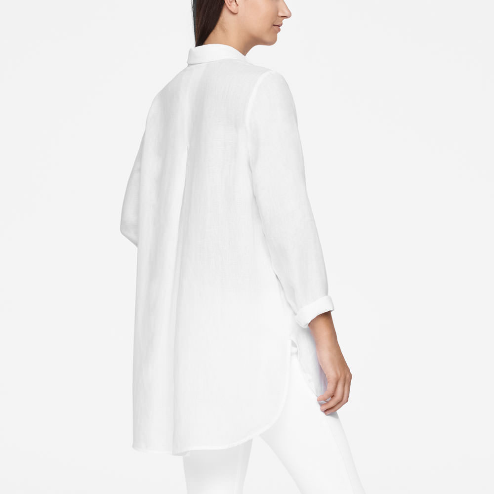 Sarah Pacini LIGHT LINEN SHIRT Back view