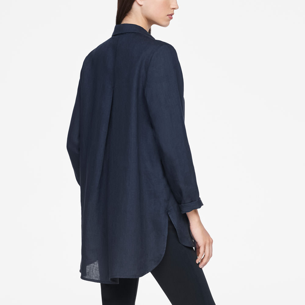 Sarah Pacini LIGHT LINEN SHIRT Back view