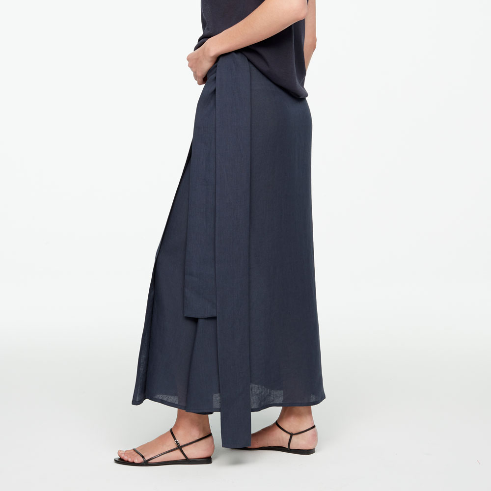 Sarah Pacini JUPE PORTEFEUILLE - LIN Derrière