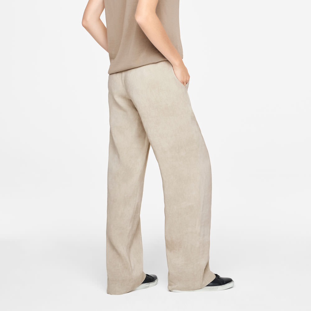 Sarah Pacini AUDREY-HOSE - LEINENMISCHGEWEBE Rück