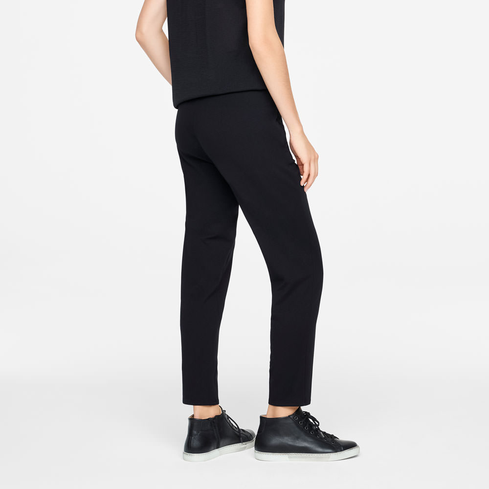 Sarah Pacini JERSEY BROEK - ZAKKEN MET RITS Achterzijde