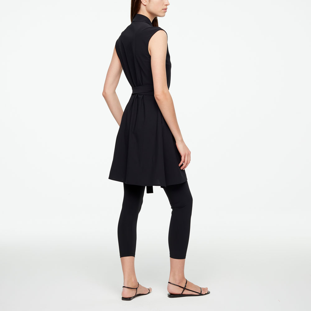 Sarah Pacini ROBE CACHE-COEUR- TECHNO MATIÈRE Derrière