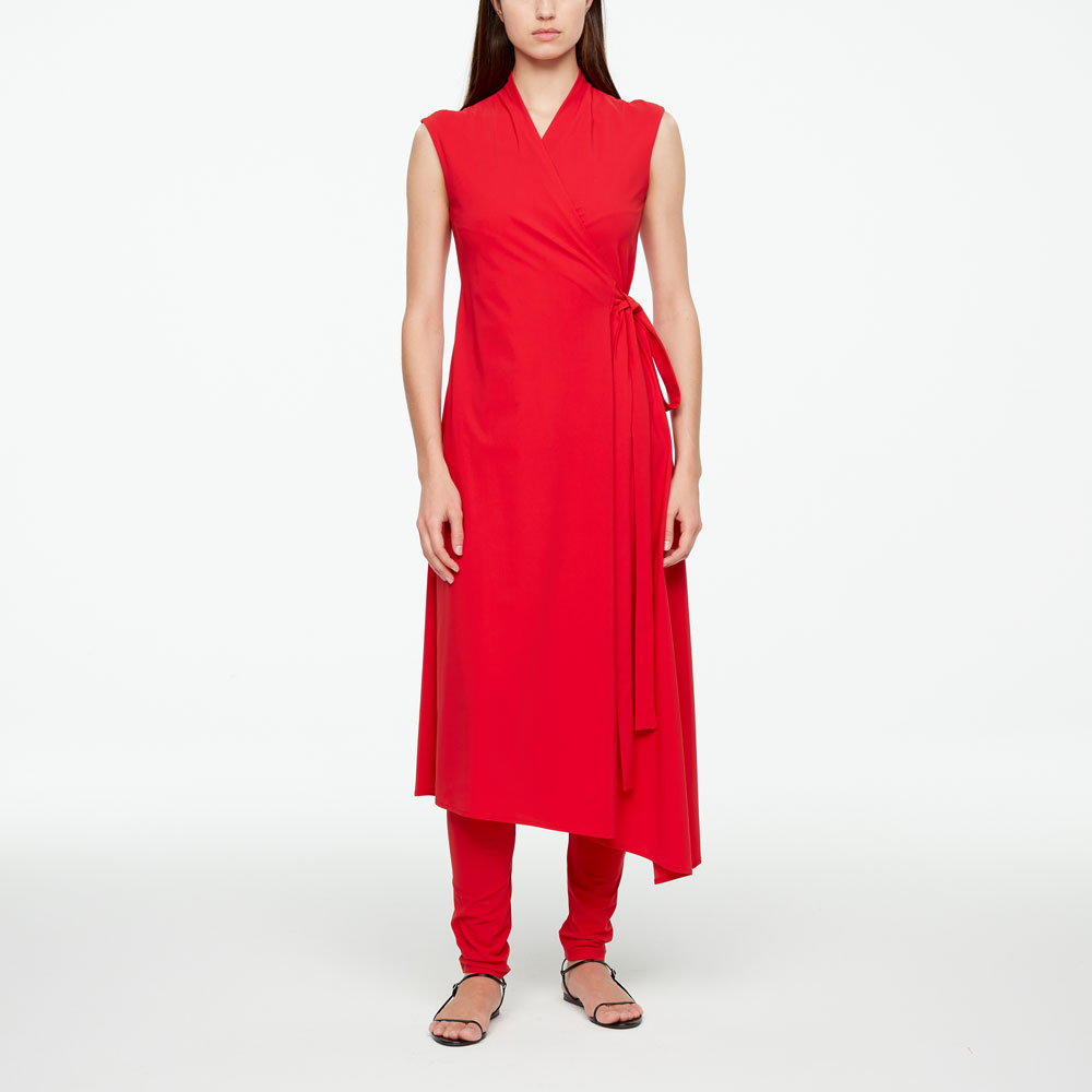 Sarah Pacini URBANES KLEID - WICKELKLEID Vorne