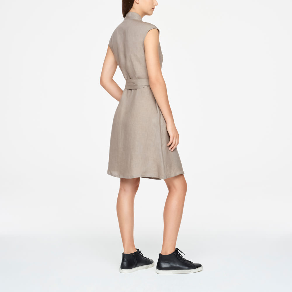 Sarah Pacini WRAP DRESS - KNEE-LENGTH Back view