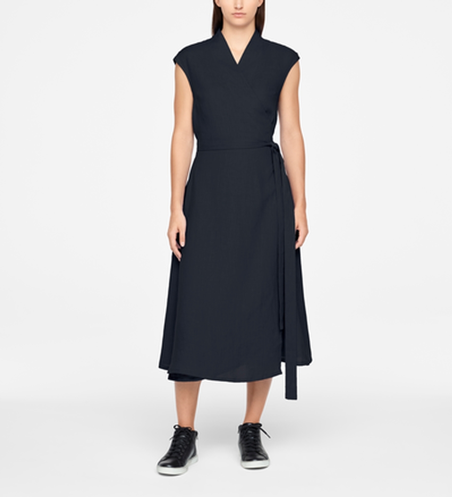 Sarah Pacini ROBE PORTEFEUILLE - MAXI De face
