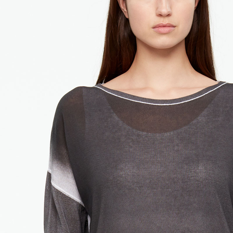 Sarah Pacini PULL COL BATEAU - AÉROSOL De face