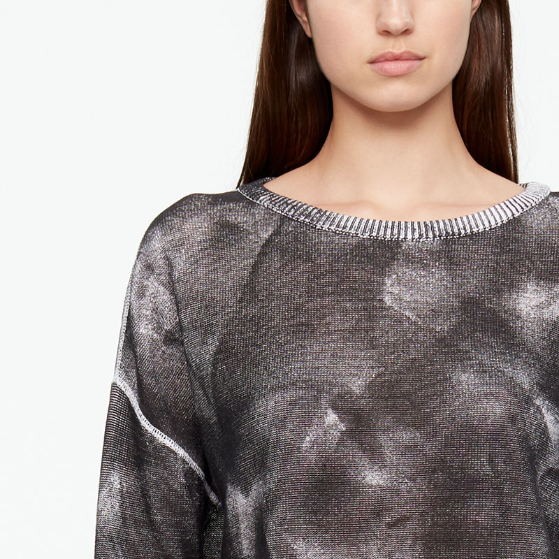 Sarah Pacini TIE-DYE SWEATER - FULL SLEEVES Front