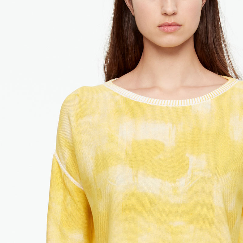 Sarah Pacini TIE-DYE SWEATER - FULL SLEEVES Front
