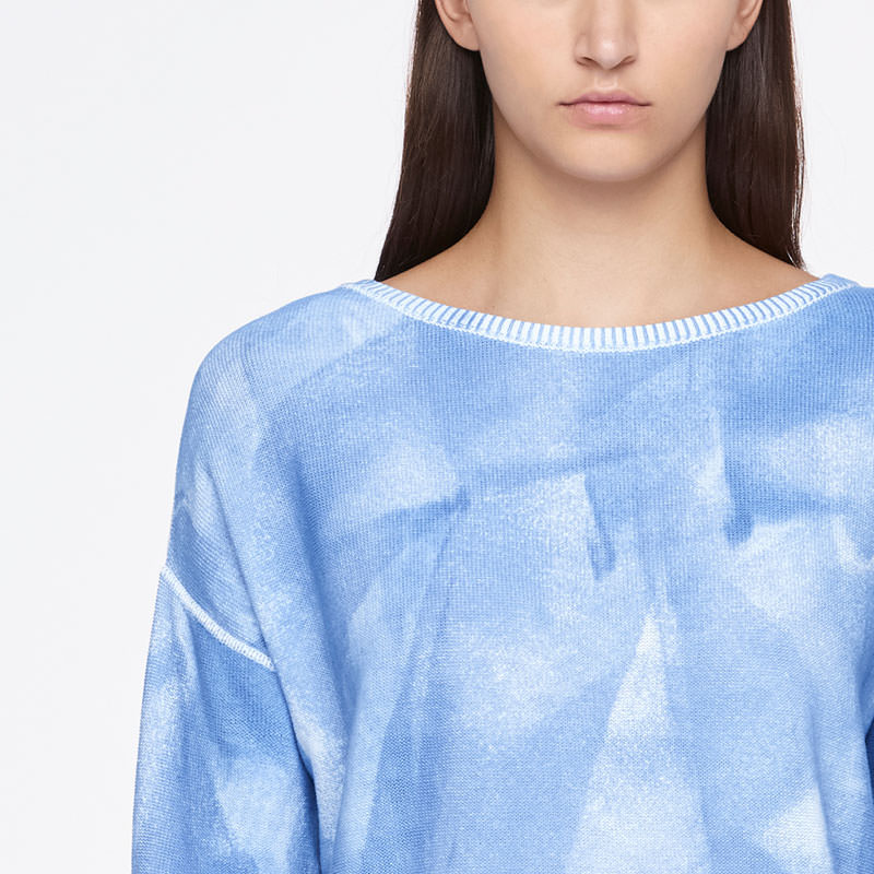 Sarah Pacini PULL TIE-DYE - MANCHES LONGUES De face