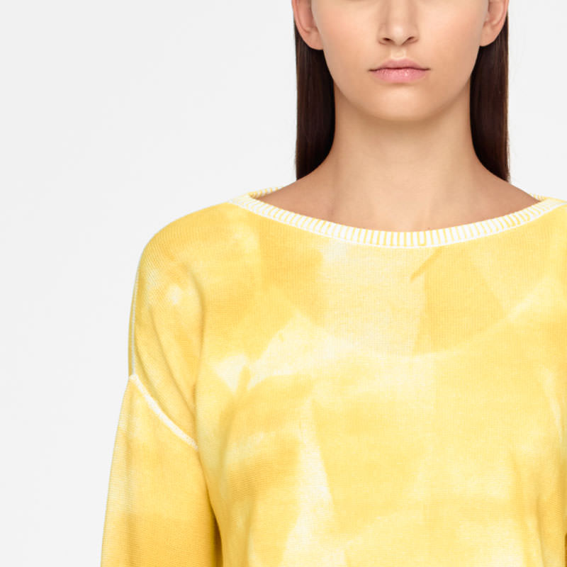 Sarah Pacini BATIK-SWEATER - GERIPPT Vorne
