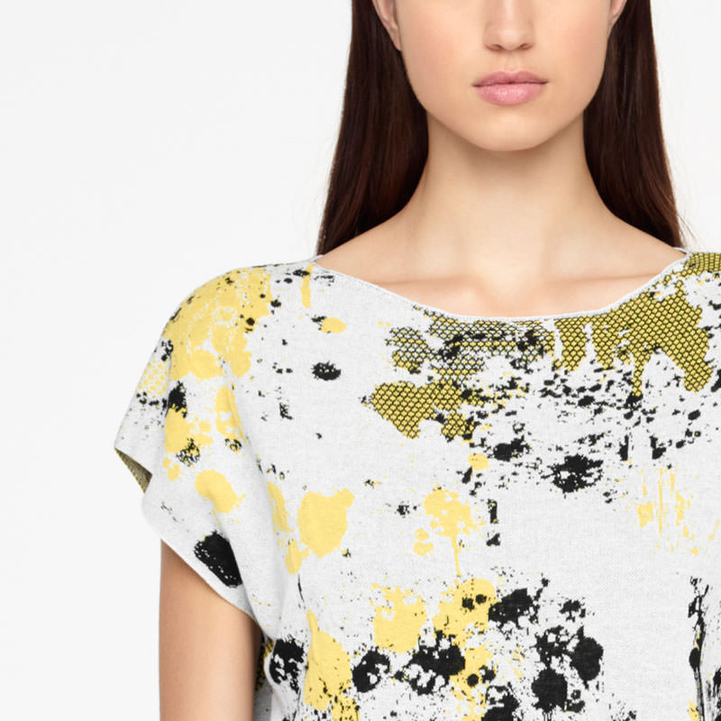 Sarah Pacini SWEATER MIT BILD - FLÜGELÄRMEL Vorne