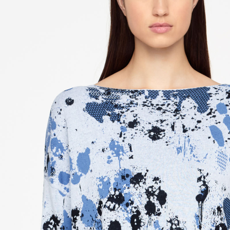 Sarah Pacini SWEATER MIT BILD - LANGE ÄRMEL Vorne