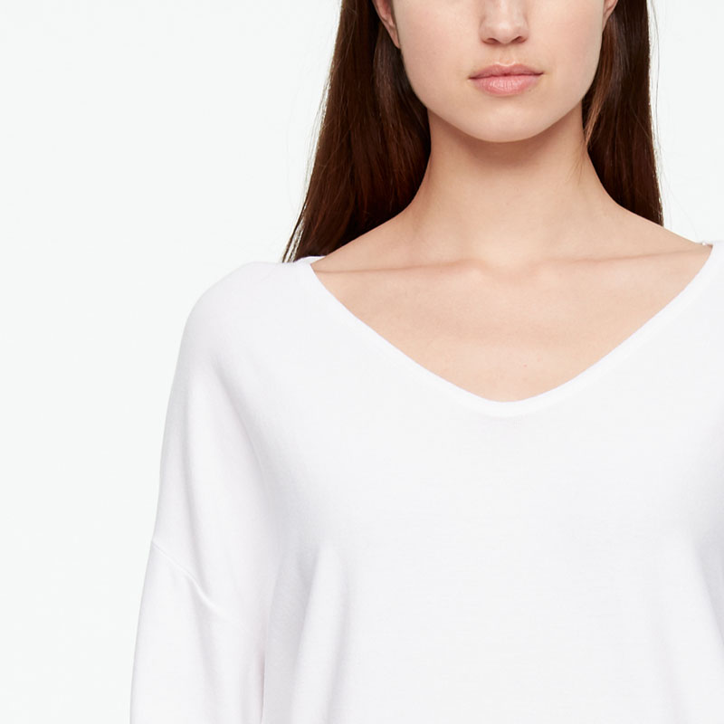 Sarah Pacini LANGE TRUI - RITSDETAILS Voorzijde