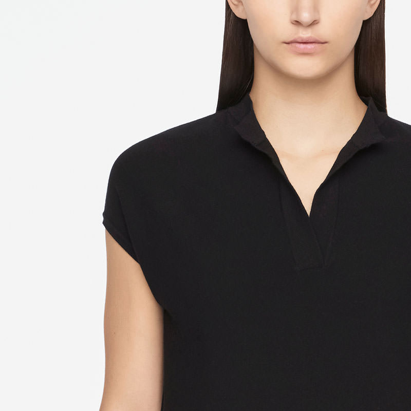 Sarah Pacini LONG SWEATER - ZIPPER DETAILS Front