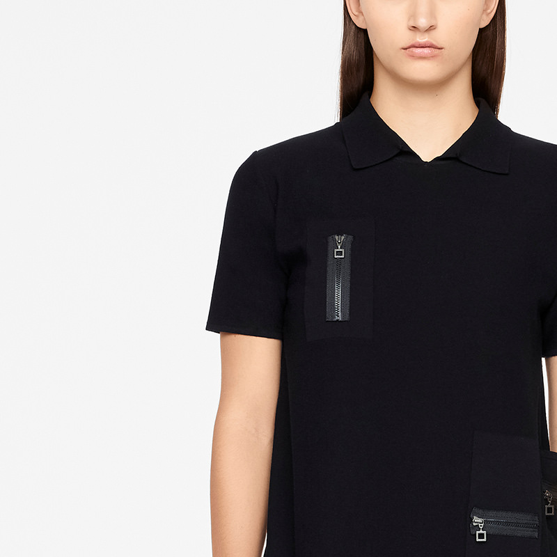 Sarah Pacini ROBE - MULTI-ZIPS De face