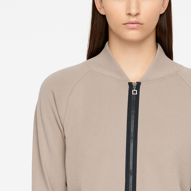 Sarah Pacini CARDIGAN - BORDS EN COTES De face