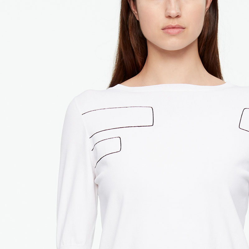 Sarah Pacini SWEATER - BRICKWORK Vorne