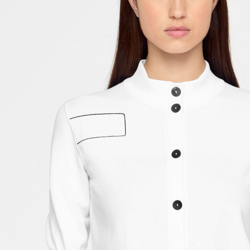 Sarah Pacini CARDIGAN - STYLE BOMBER De face