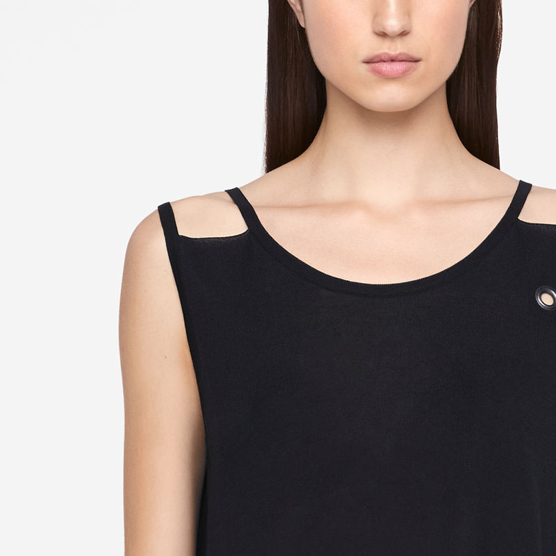 Sarah Pacini PULL - COTON MAKO De face