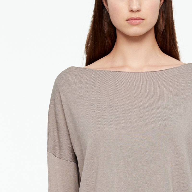 Sarah Pacini SWEATER - GRAPHIC POCKET Front