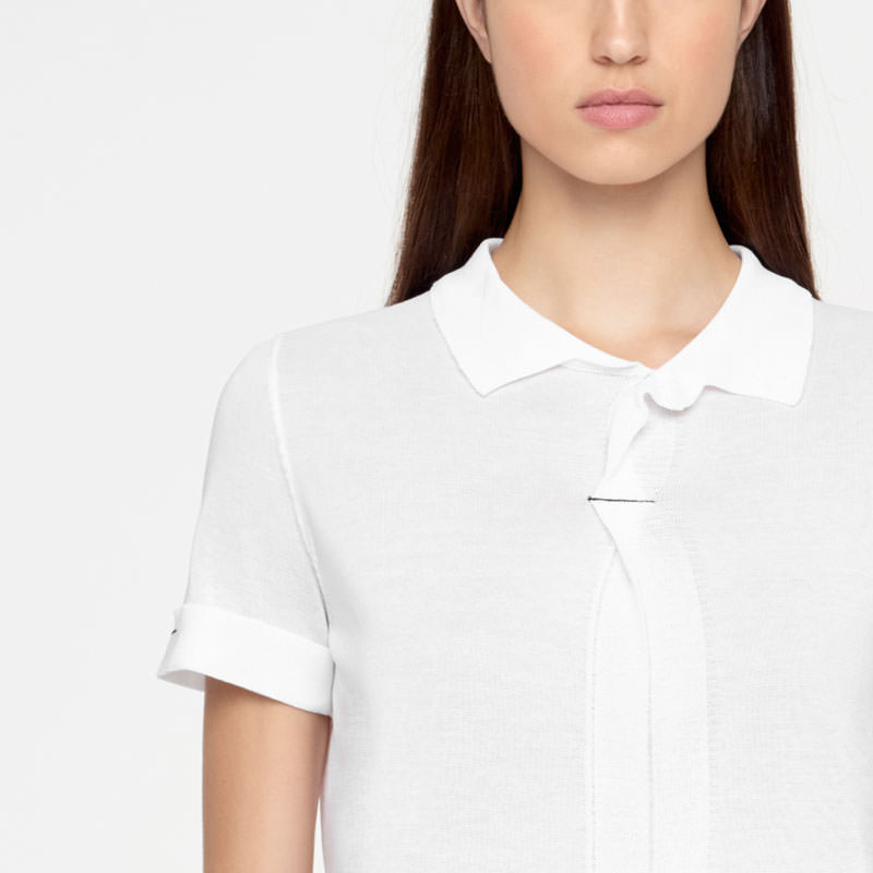Sarah Pacini SWEATER - MAKO COTTON Front