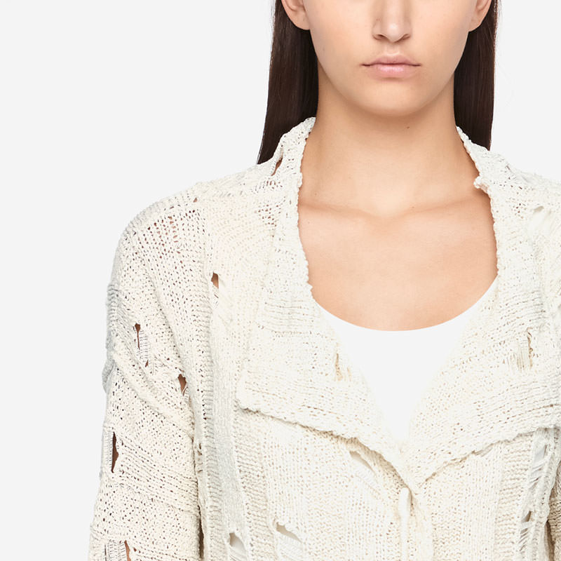 Sarah Pacini CARDIGAN - OPENGEWERKT Voorzijde
