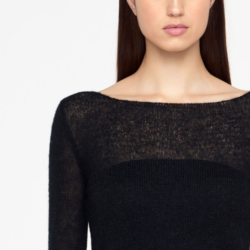 Sarah Pacini MOHAIR SWEATER Voorzijde