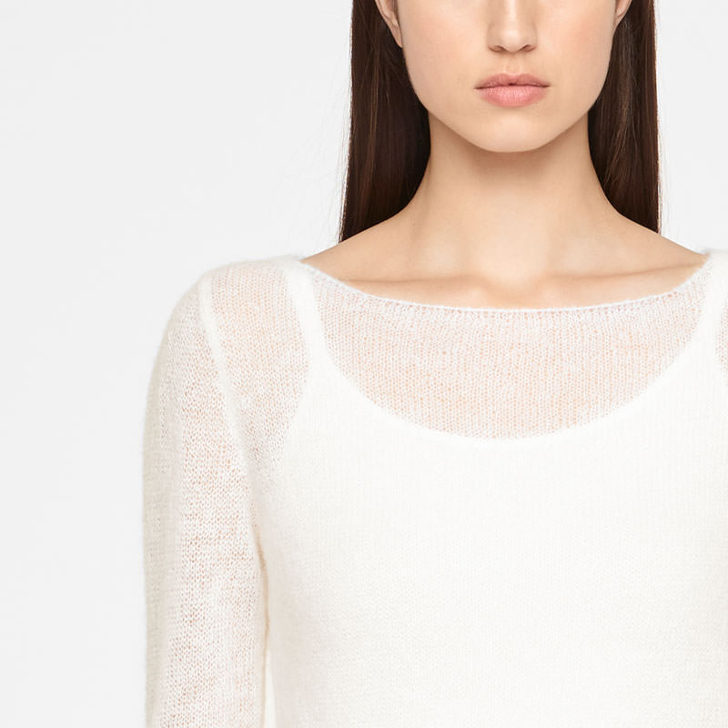 Sarah Pacini MOHAIR SWEATER Voorzijde
