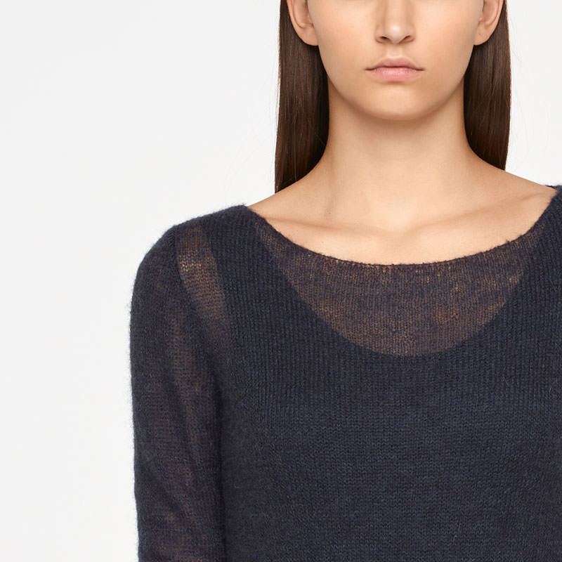 Sarah Pacini MOHAIR SWEATER Front