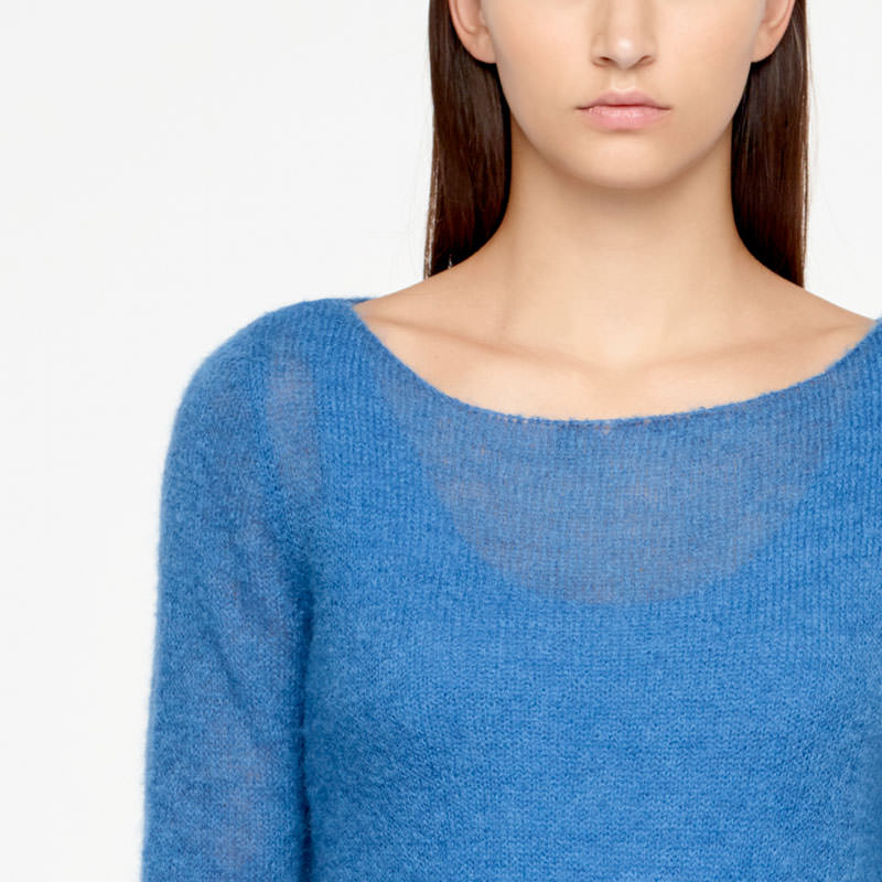 Sarah Pacini MOHAIR SWEATER Voorzijde