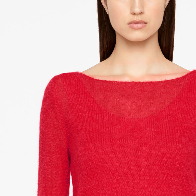 Sarah Pacini MOHAIR-SWEATER Vorne