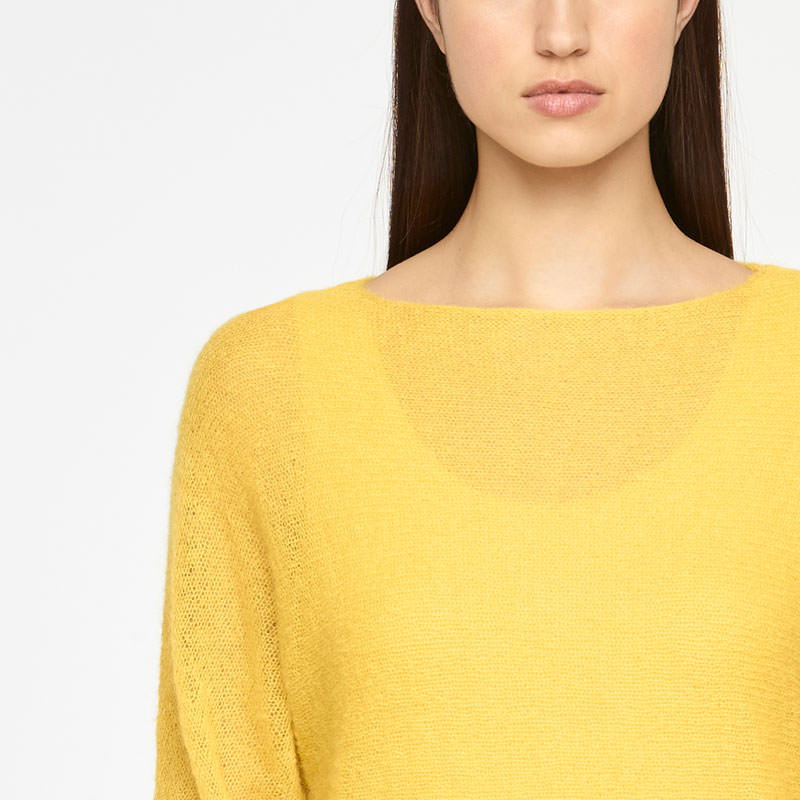 Sarah Pacini PULL MOHAIR ULTRA LÉGER - 1/2 MANCHES De face