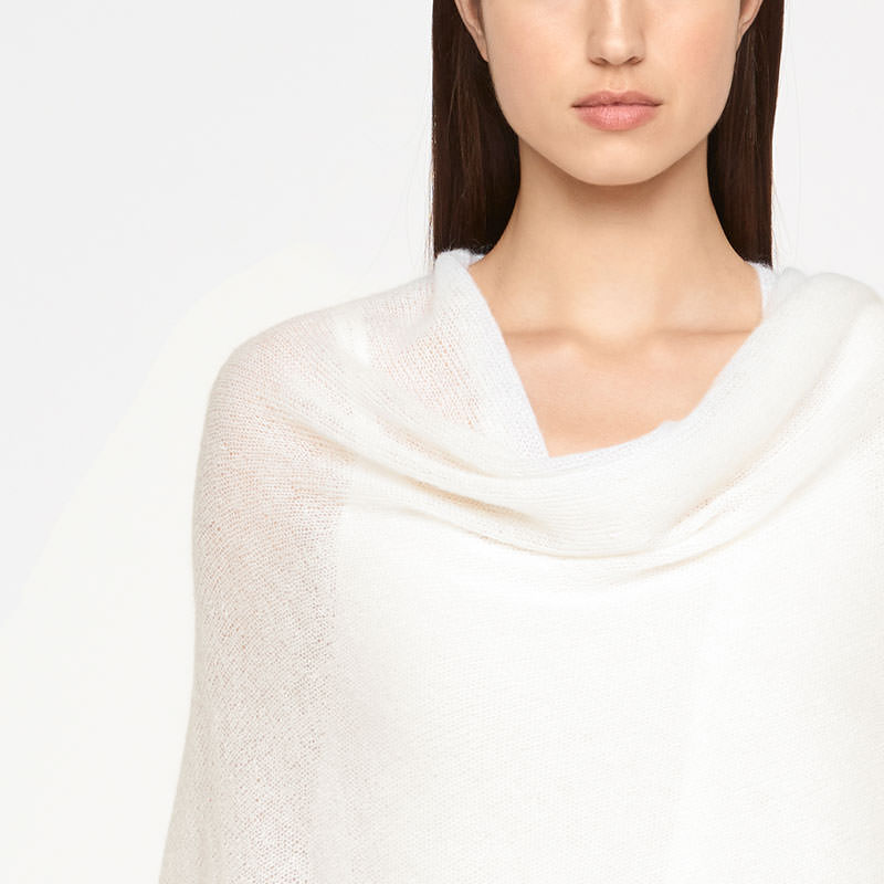 Sarah Pacini MOHAIR PONCHO Voorzijde