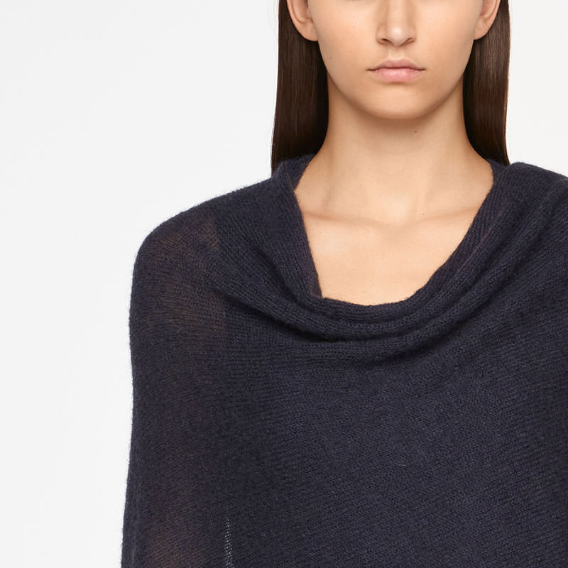 Sarah Pacini MOHAIR PONCHO Voorzijde