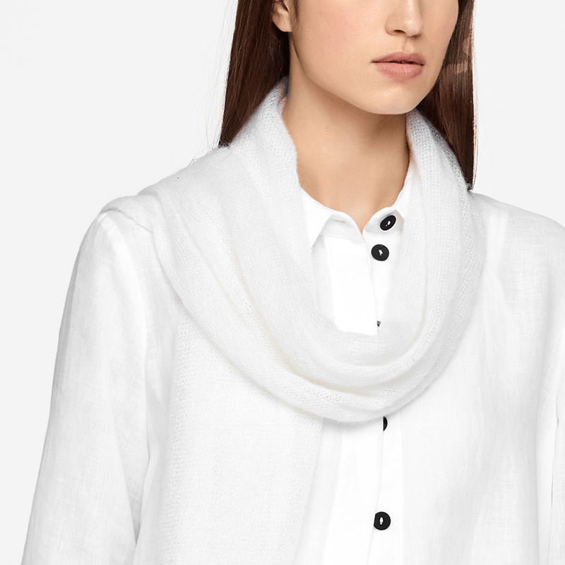 Sarah Pacini MOHAIR SCARF Voorzijde