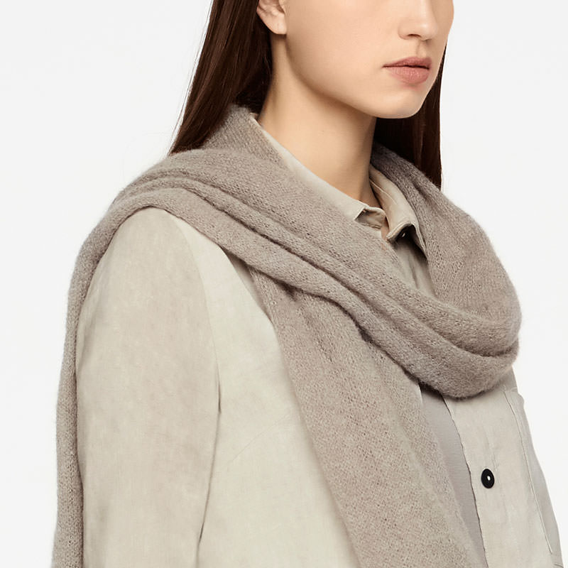 Sarah Pacini MOHAIR SCARF Voorzijde