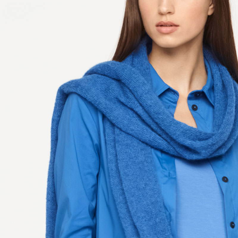 Sarah Pacini MOHAIR SCARF Voorzijde