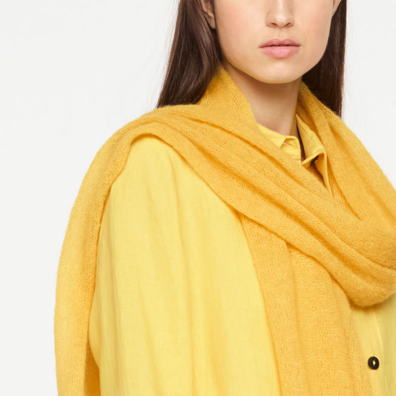 Sarah Pacini MOHAIR SCARF Voorzijde