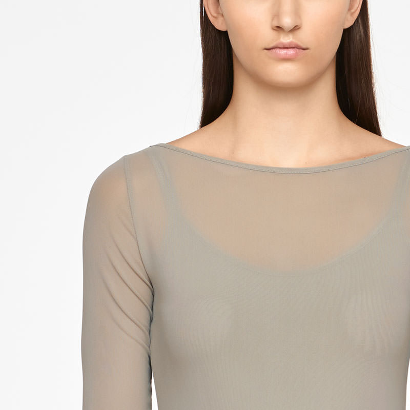 Sarah Pacini TRANSPARENTE TOP - KHALIYA Vorne