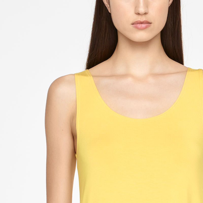 Sarah Pacini SLEEVELESS TOP - SILVER LINING Front