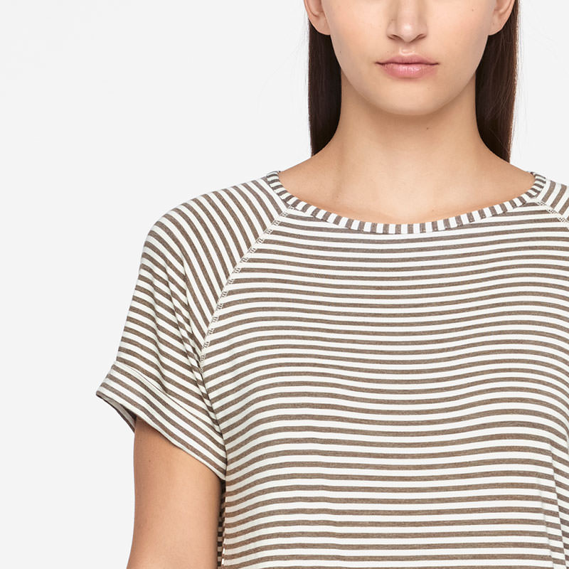 Sarah Pacini T-SHIRT - STRIPES Front