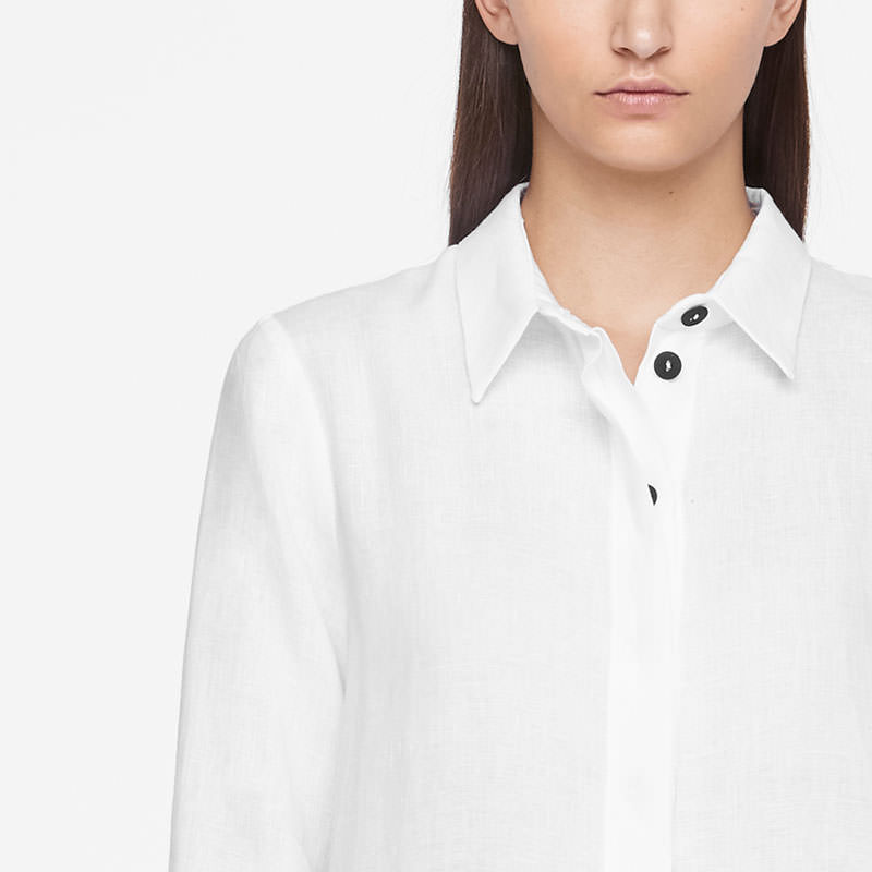 Sarah Pacini LIGHT LINEN SHIRT Front
